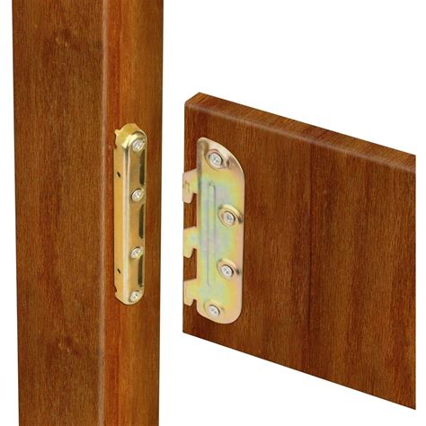 wooden bed rail bracket